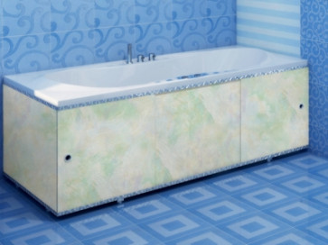 Экран для ванны ПРЕМИУМ А (алюм. профиль) 1,7 лазурь