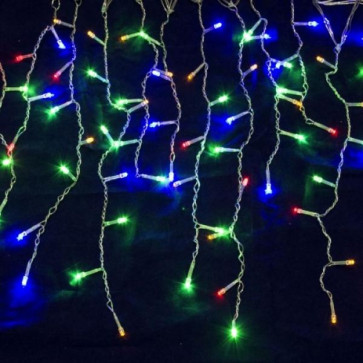 Гирлянда светодиодная Бахрома мульти 3м*0,7м 8 режимов 220В