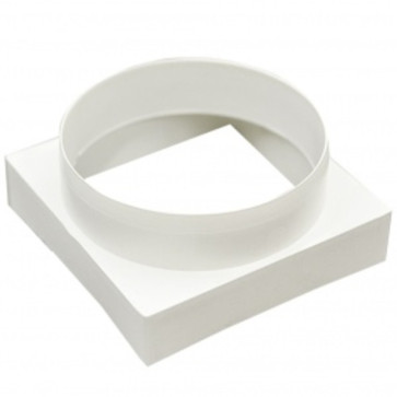 Переходник с квадрата 90/90 на круг D100 ФЛЕКС