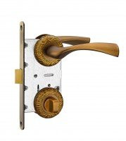 Защелка БУЛАТ ЗЩ 2.Д-96П.19.13 Ита матовый кофе (бесшумная)