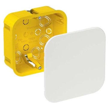 Коробка распр.внутр 100х100х50мм СУ для пол, ст,кр, мет лап Schneider 