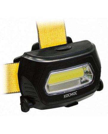 Фонарь Космос налоб.Н101-СОВ (3хR03) 1св/д СОВ 3W (160im) черный/пластик 3 реж