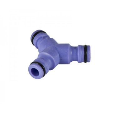 Тройник для разветвления или соединения, штуцерный, пластм. PALISAD