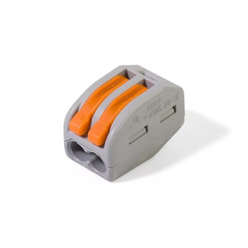 Клемма WAGO 222-412 ( 2 пров. до 4,0мм2 32А) 