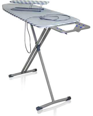 Доска гладильная НИКА-10+ подстав. д/утюга, электроудл. полка д/бел 1220*400