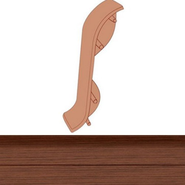 Соединитель окраш. в цвет текс. 030.0126 "Т-Пласт"