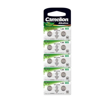 Элемент питания Camelion AG05 BL-10 Mercury Free(AG5-BP10(0%Hg),393A/LR754/193 батарейка дл