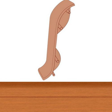 Соединитель окраш. в цвет текс. 010.0126 "Т-Пласт"