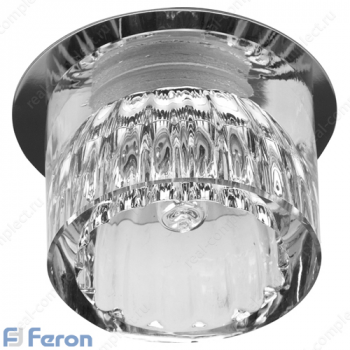 Светильник JD160 прозрн.хром JCD9 35W G9 Feron