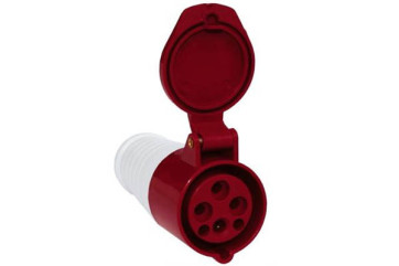 Розетка 214 3Р+РЕ 16А 380В IP44