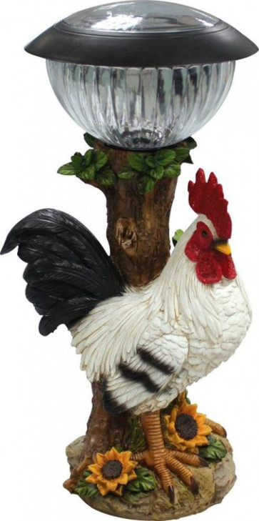 Светильник садовый Feron E34 на солнечной батарее, 1 белый LED