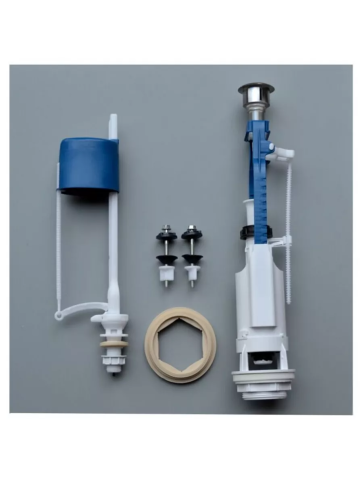 Арматура к смыв. бачку Кноп. Уклад метал. ниж/подв. D40 (А105. 57. 14. 3) А 105.57.14.3