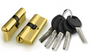 Механизм цилиндровый A200/70мм (30+10+30 ) РВ латунь