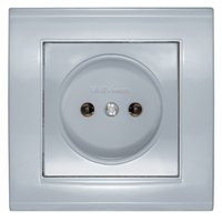 Розетка б/з серебро Бриллиант СП, 16А, 220В (7949834) 