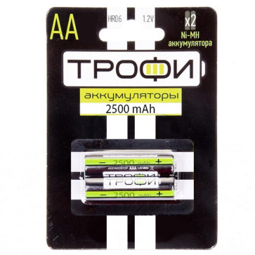 Аккумулятор HR6 2500mAh Трофи BL2