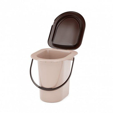 Ведро-туалет Альтернатива, 18 л, бежевый