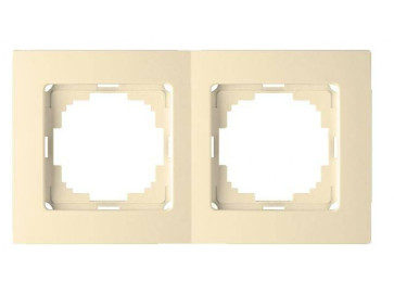 Рамка 2-я крем. NILSON TOURAN (Thema) 