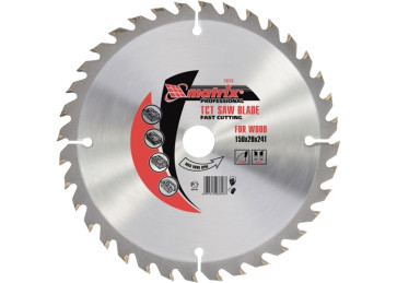 Диск пильный 185 х 20мм, 24 зуба + кольцо 16/20 MATRIX Professional