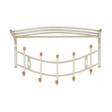 Вешалка настенная ВНП4Д/Б бежевый металлик