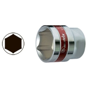 Головка торцевая 30 мм, 6-гранная, CrV, под квадрат 1/2", хромированная MATRIX MASTER