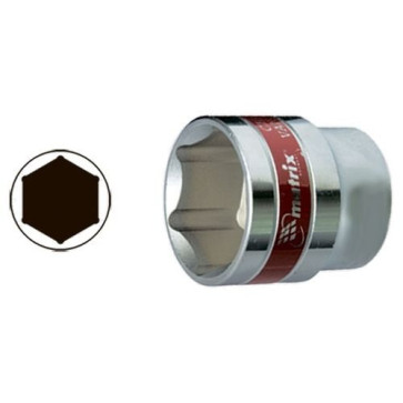 Головка торцевая 32 мм, 12-гранная, CrV, под квадрат 1/2", хромированная MATRIX MASTER