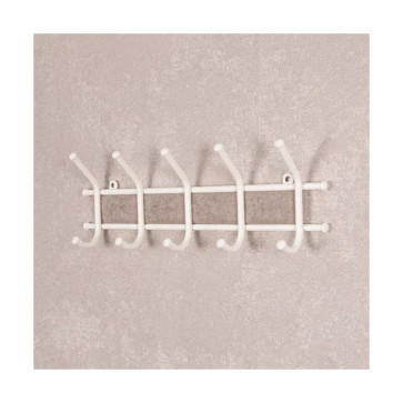 Вешалка настенная ЗМИ Уют 5, 5 крючков, 48 x 16,5 x 8 см, белая