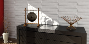 3D Эко панель Bamboo, 500x500 мм.