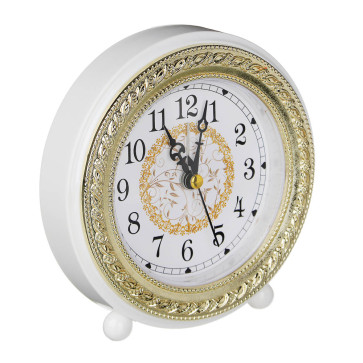 Будильник электронный круглый, пластик, 14х12,8х4,5, 4 цвета, 1хАА LADECOR CHRONO