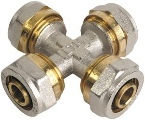 Крестовина 20*20*20*20 ц/ц/ц/ц 