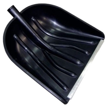 Лопата д/снега пласт. 500х382 Купец алюм. пл.