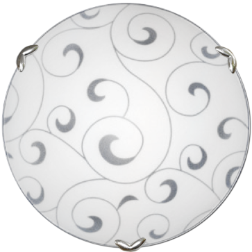 Светильник "Дюна" Морокко d250 белый/песок/хром 1х60W Е 27