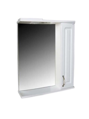 Зеркало "ЛАУРА 60 С" (белый) 600х750х150