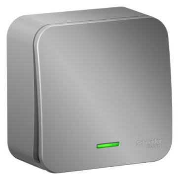 Schneider BLANCA выкл, ОУ 1 кл, инд 10А алюм BLNRA101113