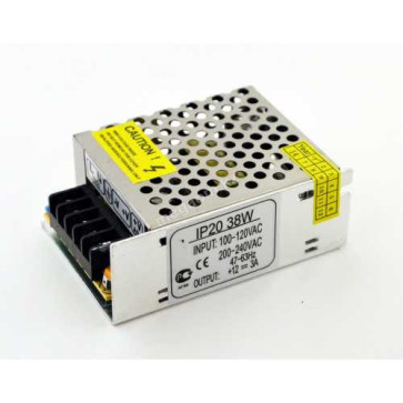 Блок питания для светодиодной ленты Ecola 38W 12V IP20
