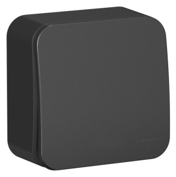 Schneider BLANCA выкл, ОУ 1 кл, 10А антрацит BLNRA101016