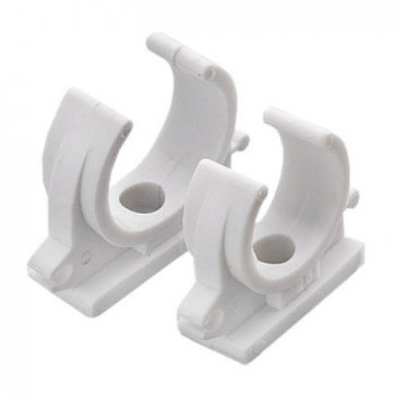 Фиксатор для трубы 20 PP-R ПОЛИТЭК белый