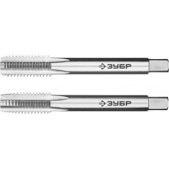 Метчик М18х2,5 мм ЗУБР "ЭКСПЕРТ" машинно-ручной, коплектные 2шт