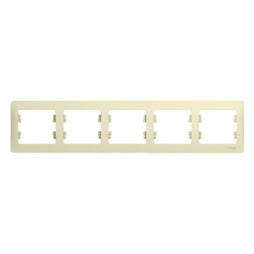 Рамка 5-м горизонт GLOSSA беж