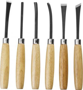 Набор резцов фигурных, с деревянной ручкой, 6шт STAYER