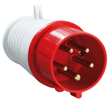 Вилка 015 3Р+РЕ +N 16А 380В IP44