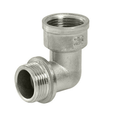 Уголок 1/2'' вн/нар с ограничением VRT® никель