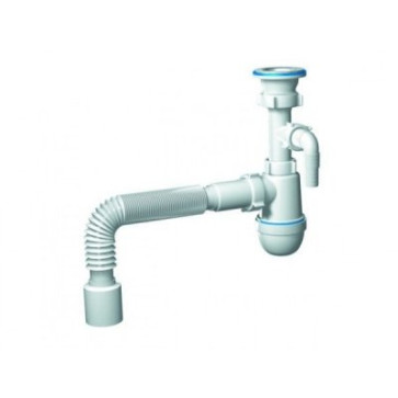 Сифон 1 1/2*40 Ani Грот с носиком с гофрой 40х50 C0310