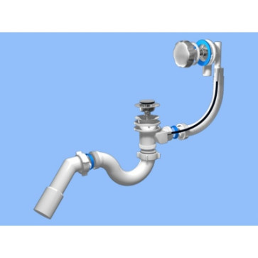 Обвязка на ванну 1 1/2*40 полуавтомат ЕM511 АНИ пласт (пластик белый)