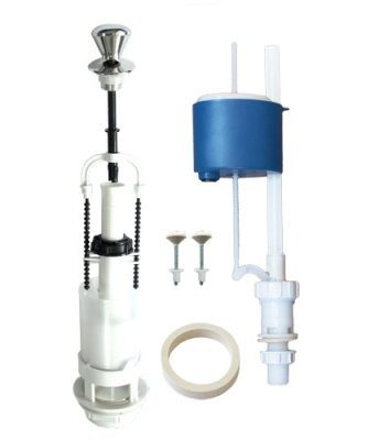 Арматура для см. бачка Уклад ниж. подв. хром шток