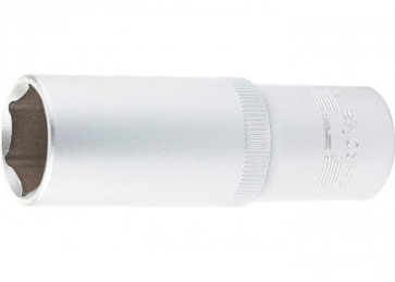 Головка ударная удлиненная шестигранная, 17 мм, 1/2", CrMo// Stels