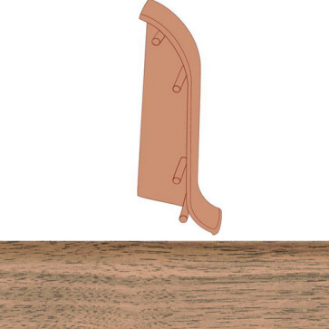 Заглушка правая окраш. в цвет текс. 016 4116"Т-Пласт"