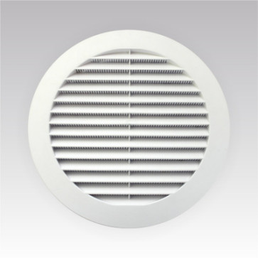 Решетка вент. D130 с фланцем D100 с сеткой 10РКС АВС