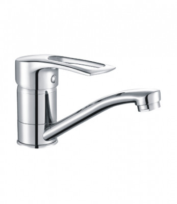 Смеситель для умывальника 40к ROSSINKA T40-22 с пов. изливом 