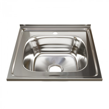Мойка 50х50 (0,8 вып) 3 1/2 MIXLINE 16см с сифоном