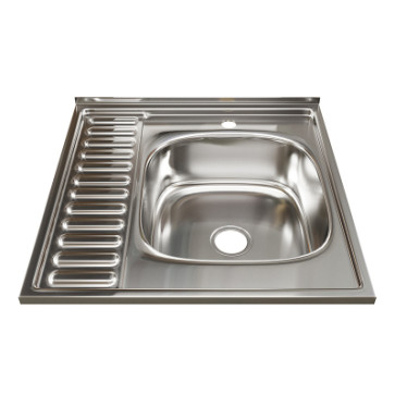 Мойка 60х60 (0,8) прав вып MIXLINE